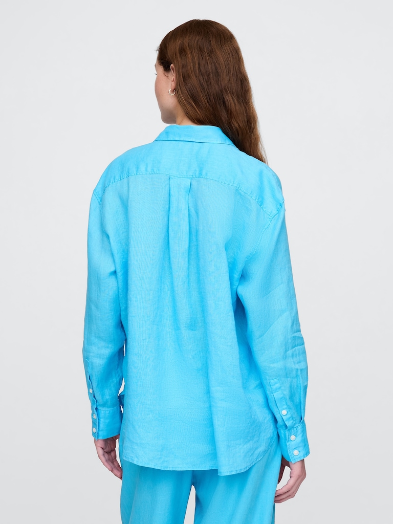 100% Linen Oversized Shirt
