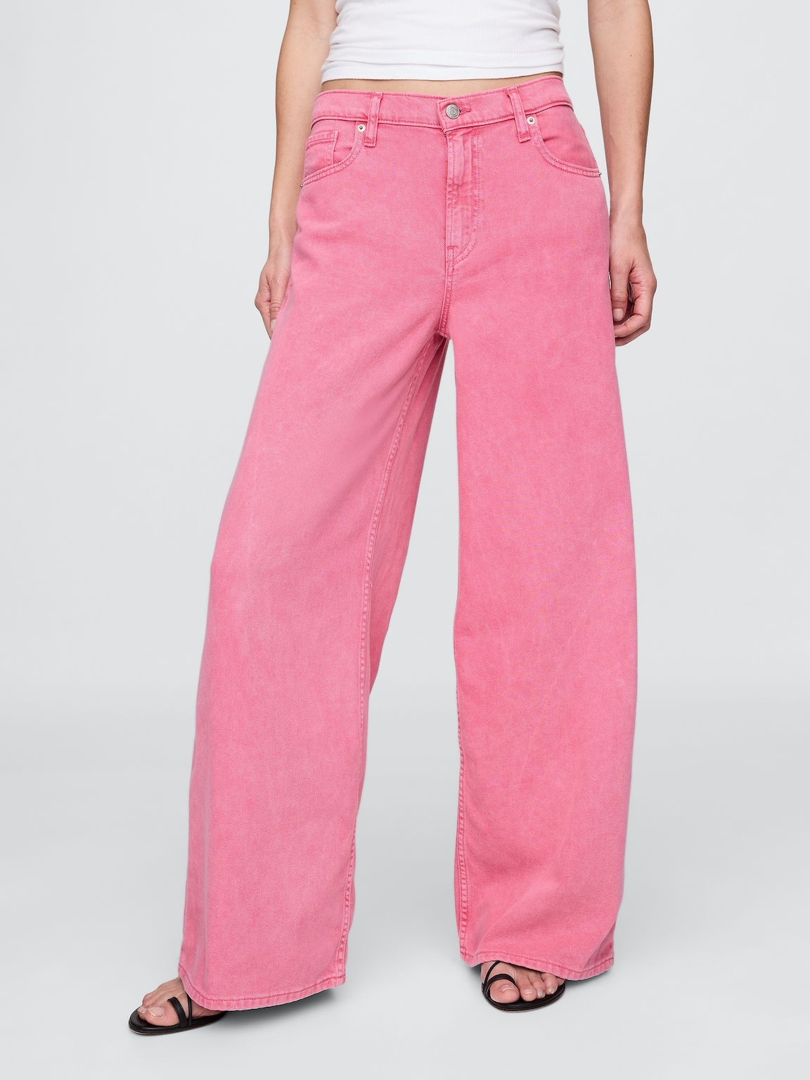 Mid Rise UltraSoft Baggy Jeans