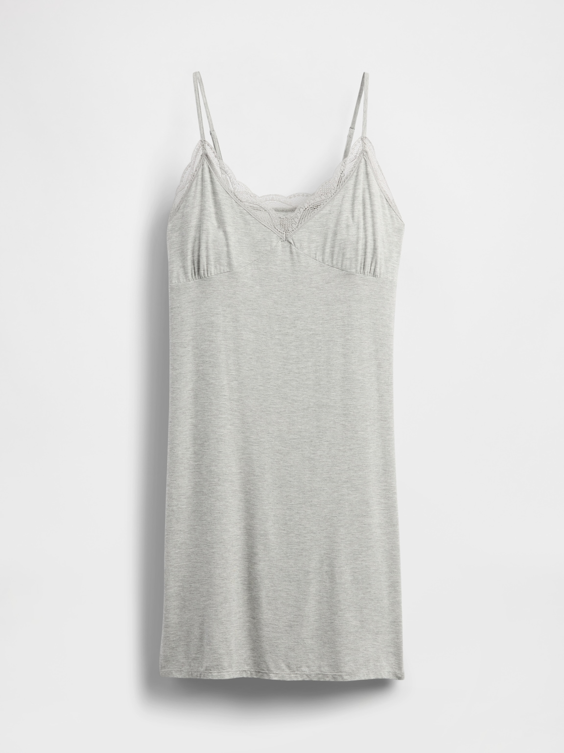 Modal Lace-Trim PJ Dress