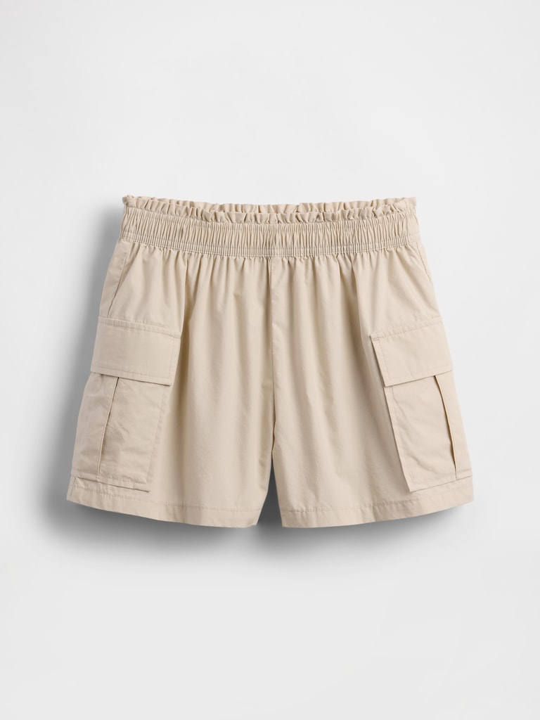 Kids Poplin Easy Cargo Shorts