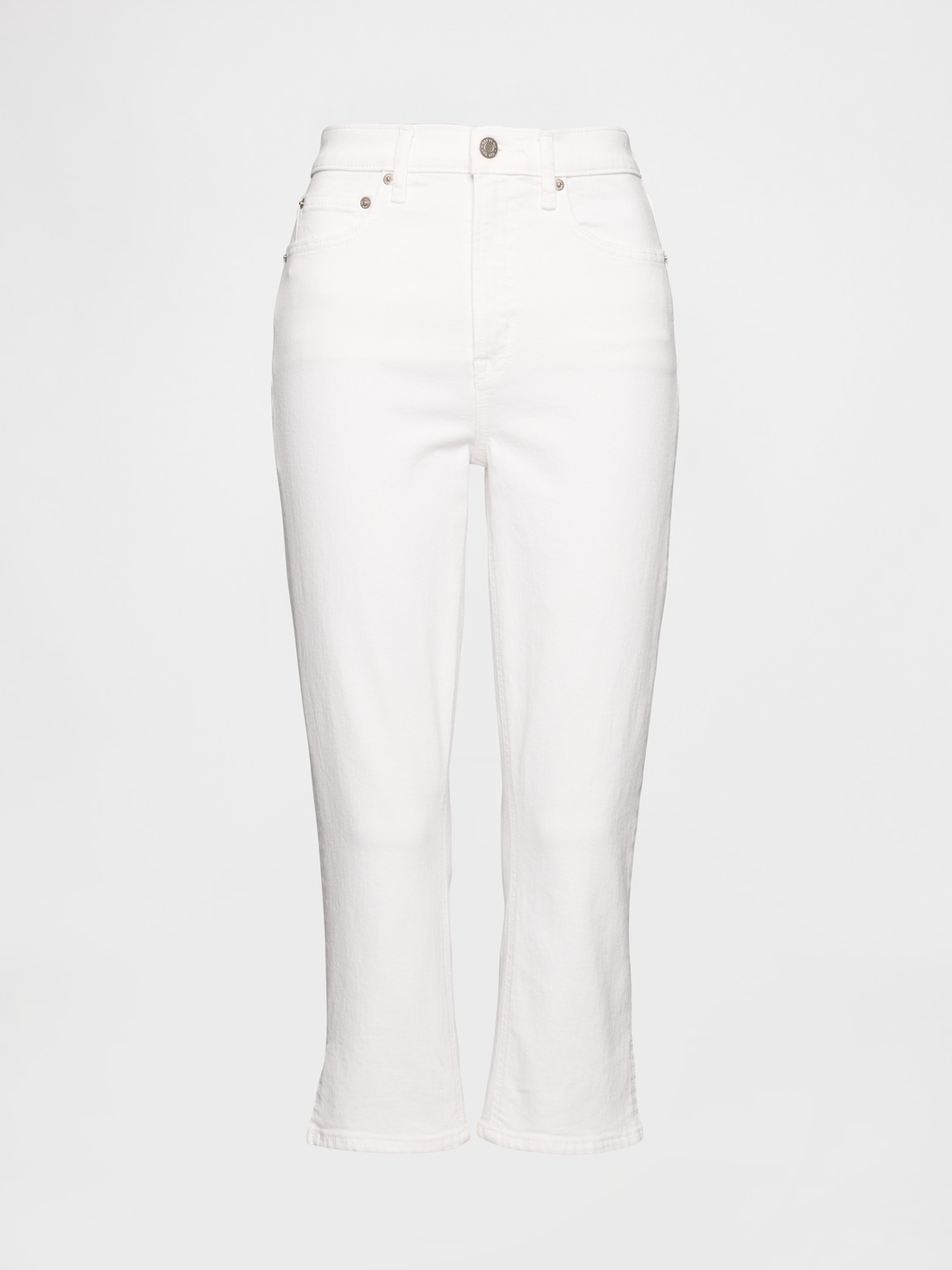 High Rise Capri Jeans