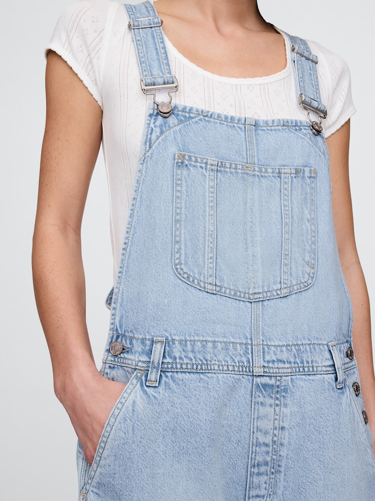 UltraSoft Denim Shortalls