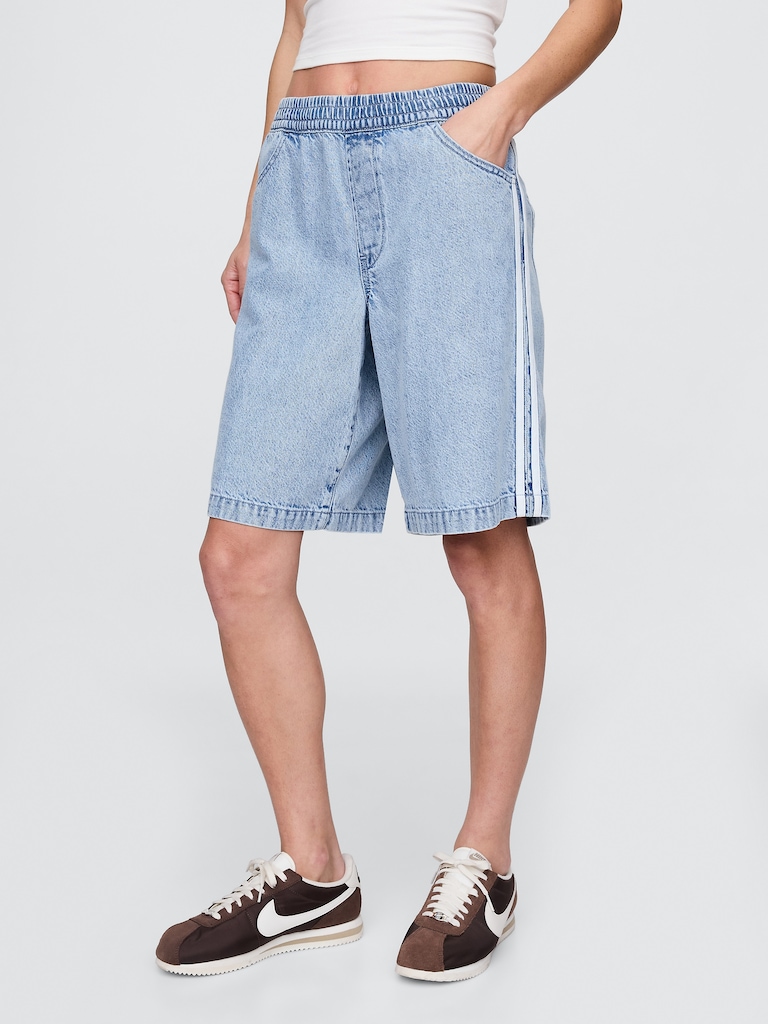 11" Mid Rise UltraSoft Easy Longline Denim Shorts