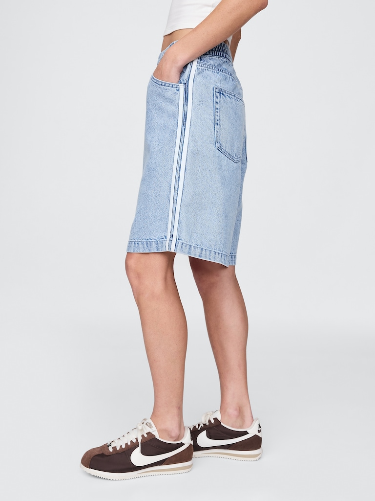 11" Mid Rise UltraSoft Easy Longline Denim Shorts