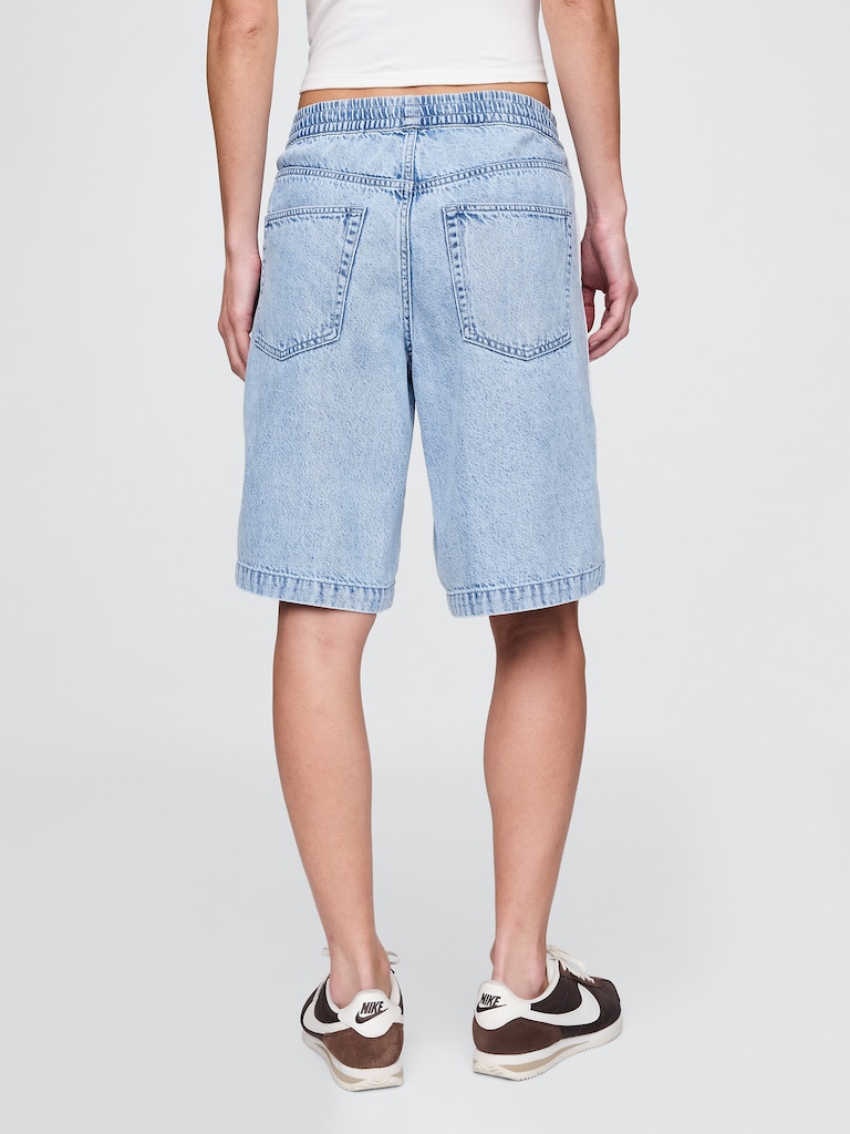 11" Mid Rise UltraSoft Easy Longline Denim Shorts