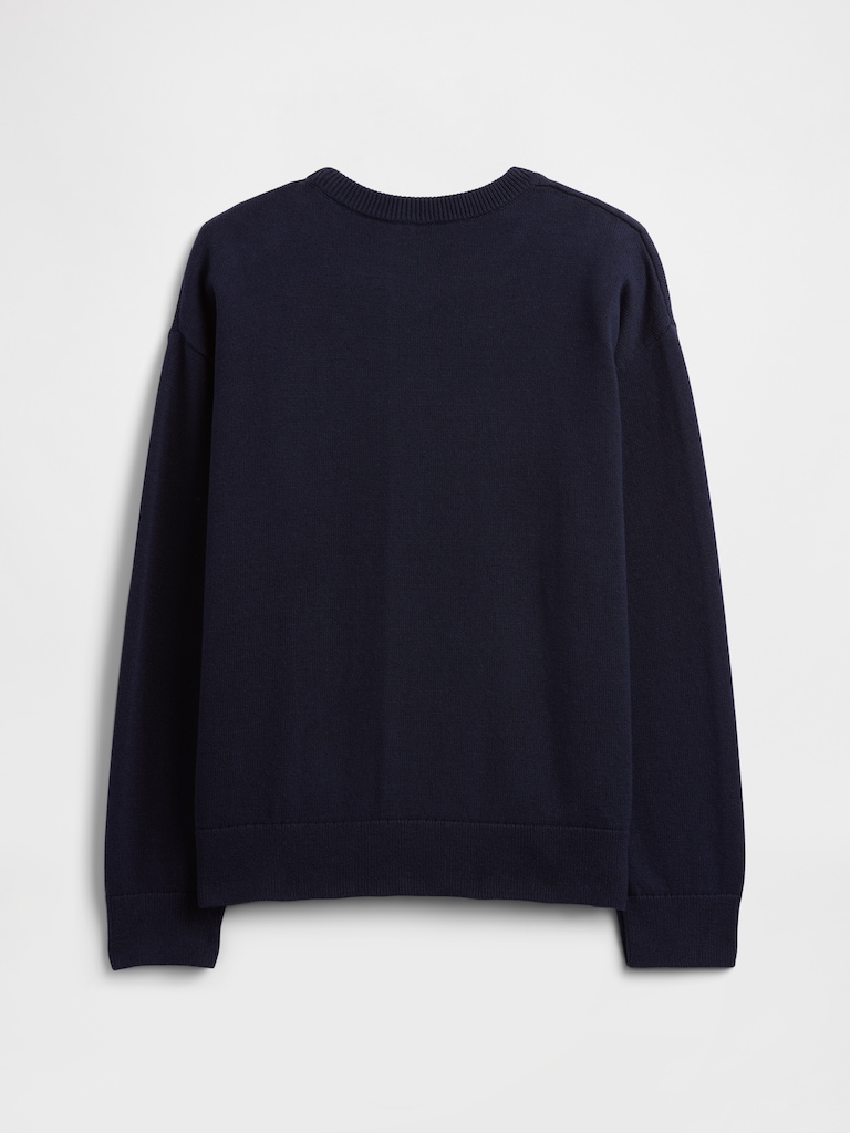 Kids Relaxed Intarsia Sweater