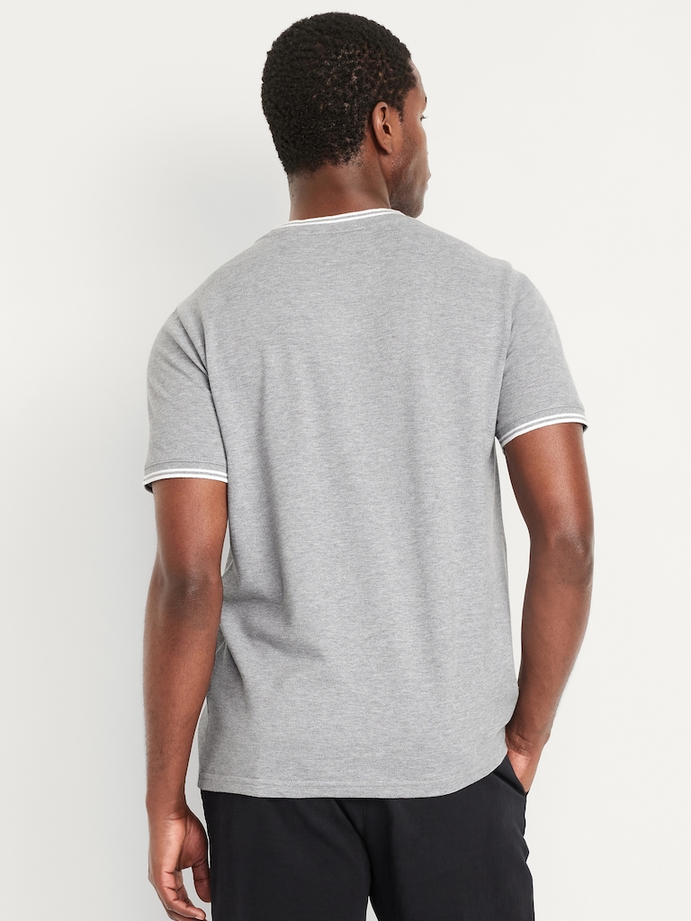 Textured Pique T-Shirt