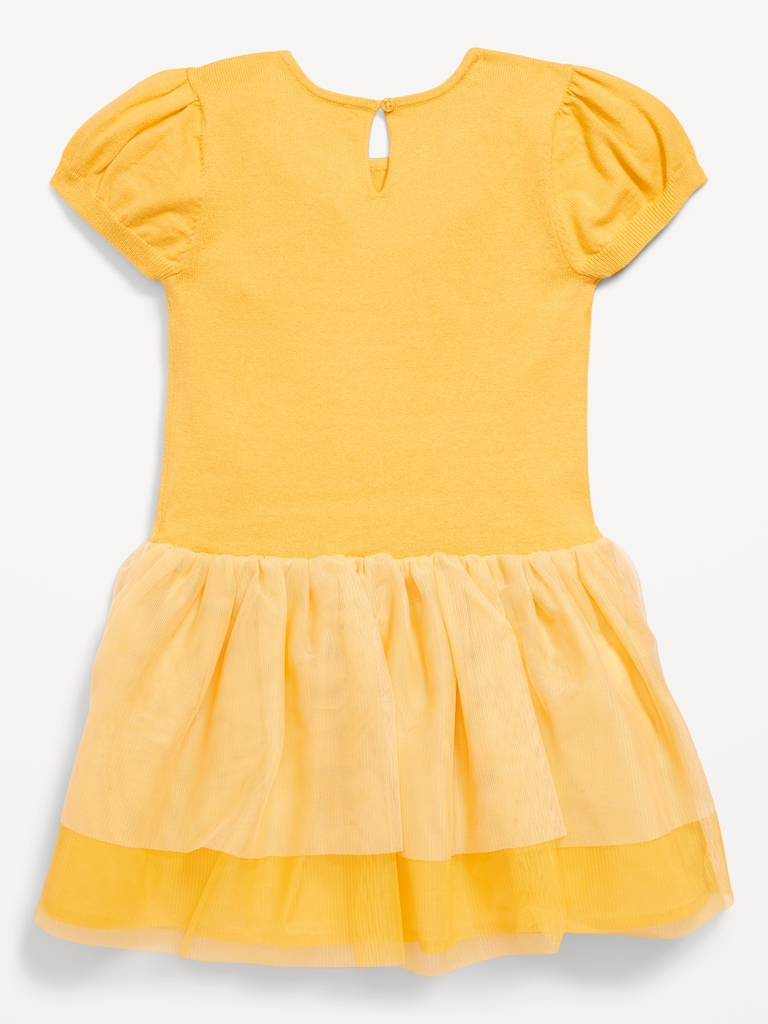 Disney© Short-Sleeve Princess Tutu Dress for Toddler Girls