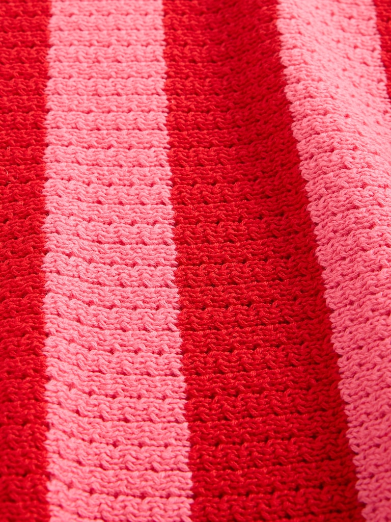 Kids Crochet Stripe Dress