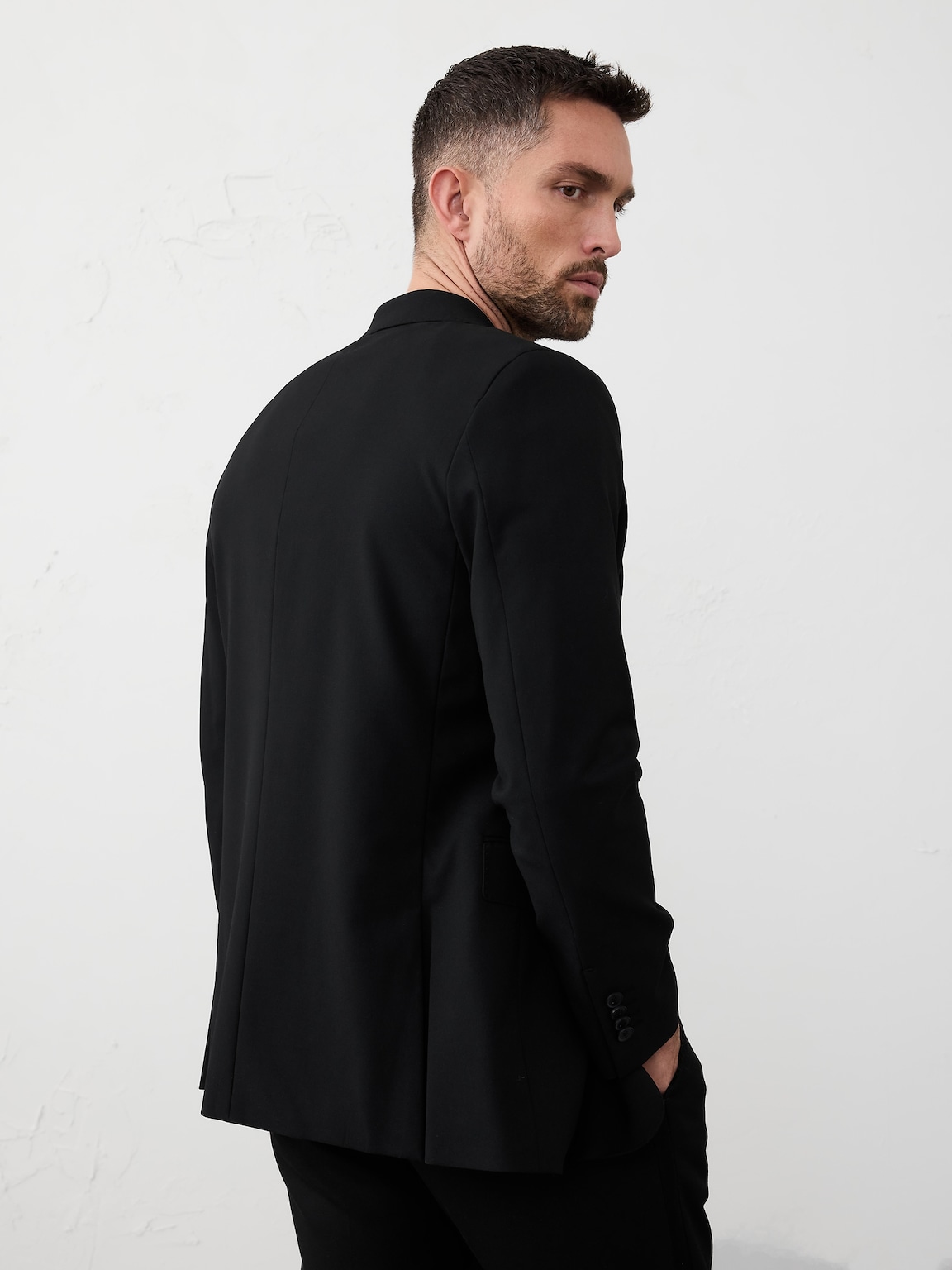 Plain Weave Suit Jacket