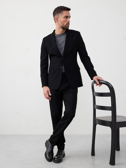 princess polly baby blue dress Black Suit for Men | Black Suit & Separates | Weddings & Events main image 0