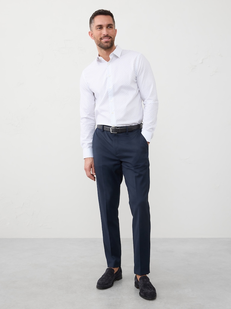 Slim Untucked Dress Shirt