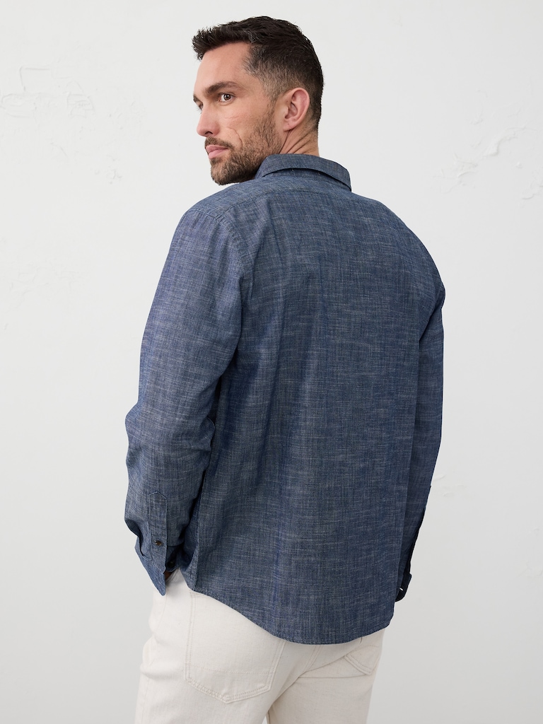 Slim-Fit Softwash Cotton Shirt