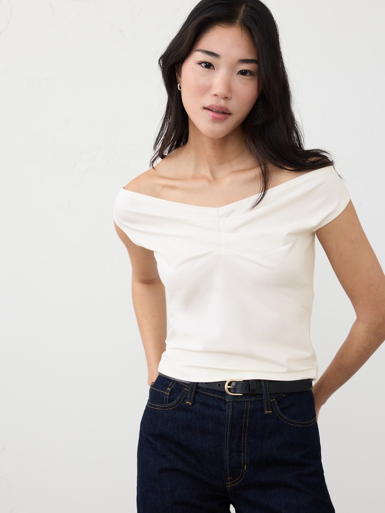 Textured Off-Shoulder Top