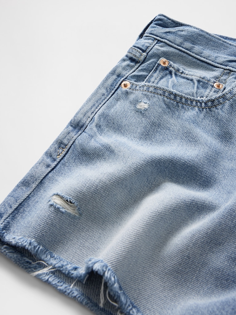 4" Mid Rise UltraSoft Relaxed Cutoff Shorts
