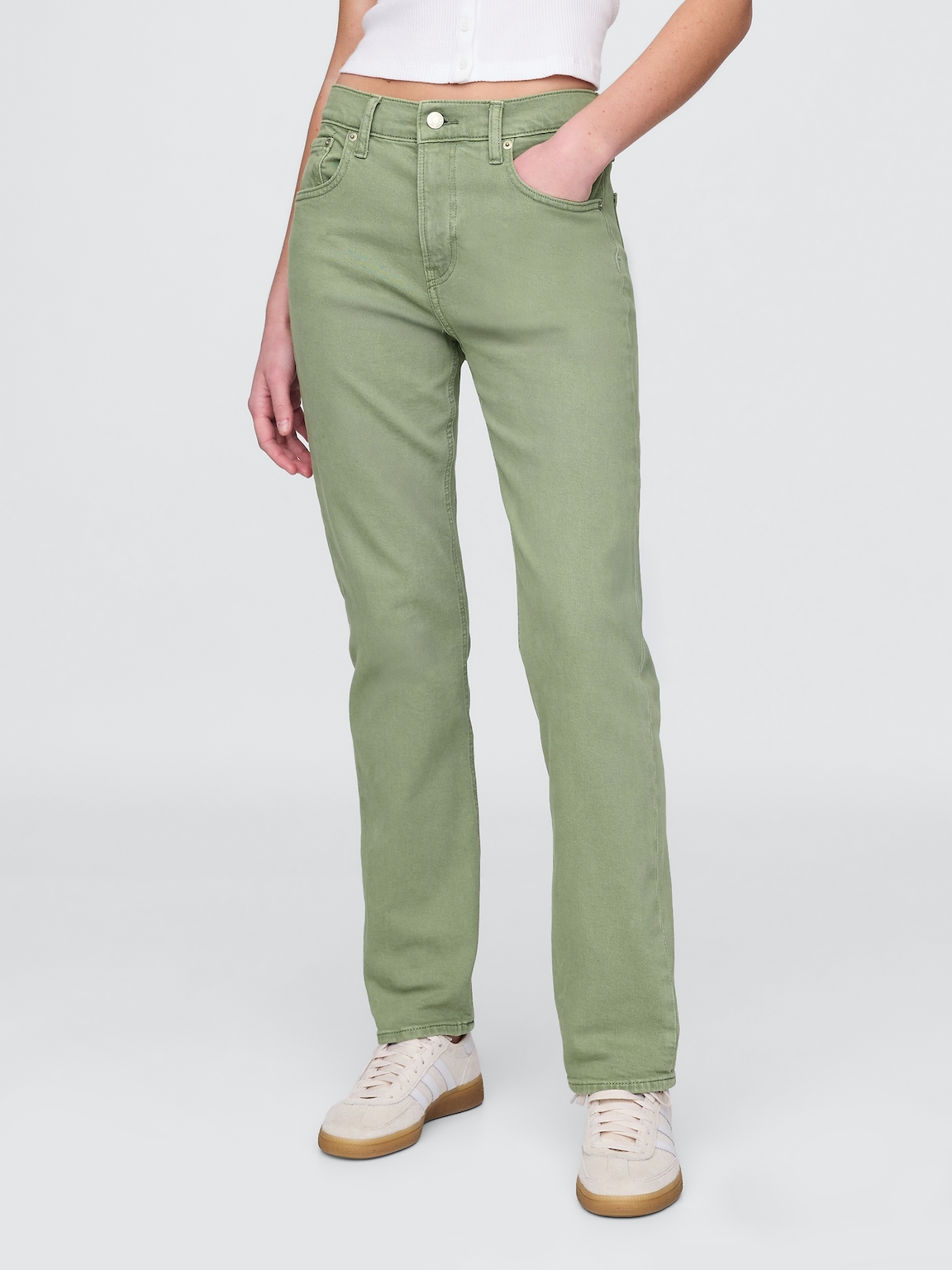 High Rise '90s Slim Straight Jeans