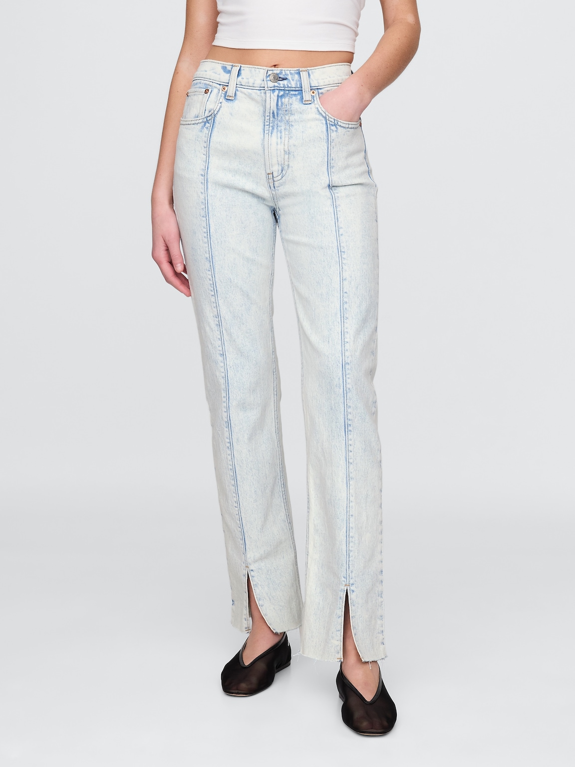 High Rise ’90s Slim Straight Jeans