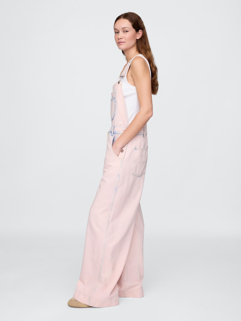 UltraSoft Denim Baggy Overalls