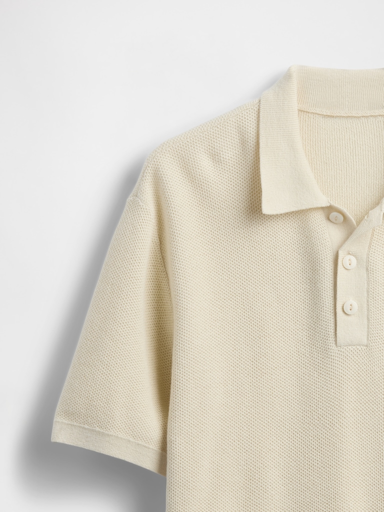 Kids Relaxed Polo Sweater Shirt