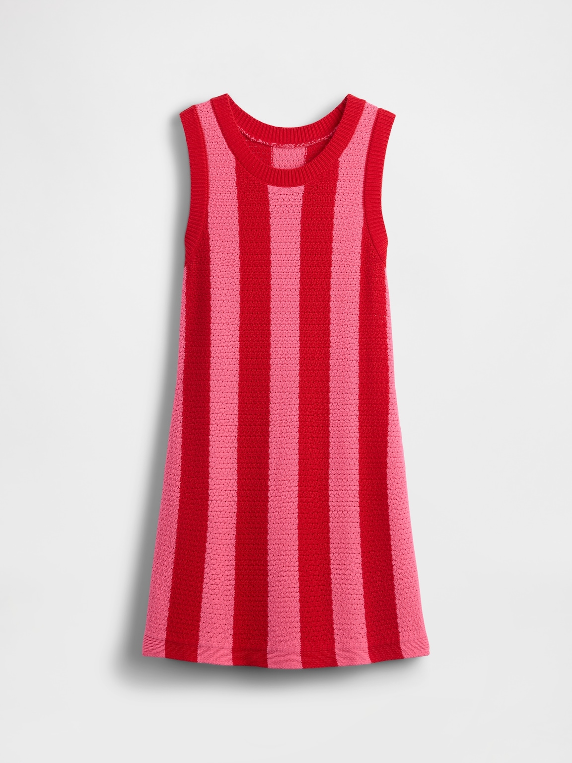 Kids Crochet Stripe Dress