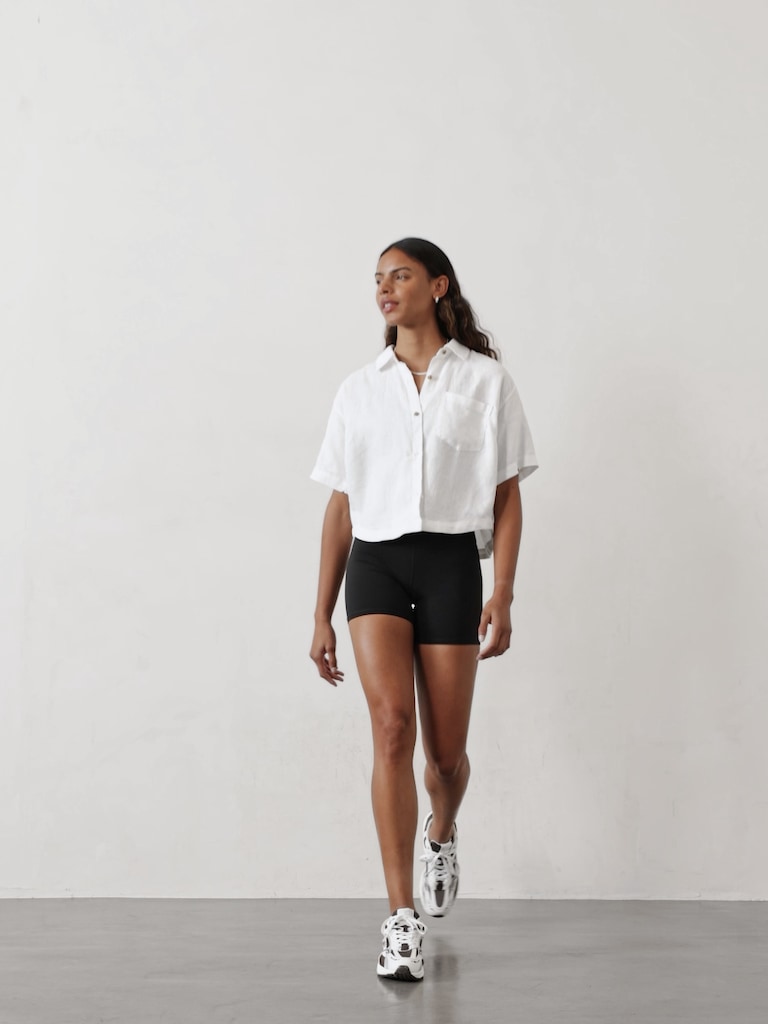 Retreat Linen Short Sleeve Shirt