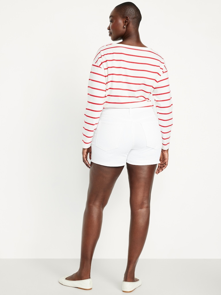 High-Waisted OG Jean Shorts -- 3-inch inseam