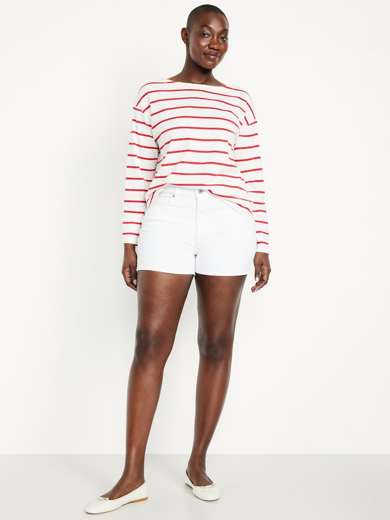 High-Waisted OG Jean Shorts -- 3-inch inseam