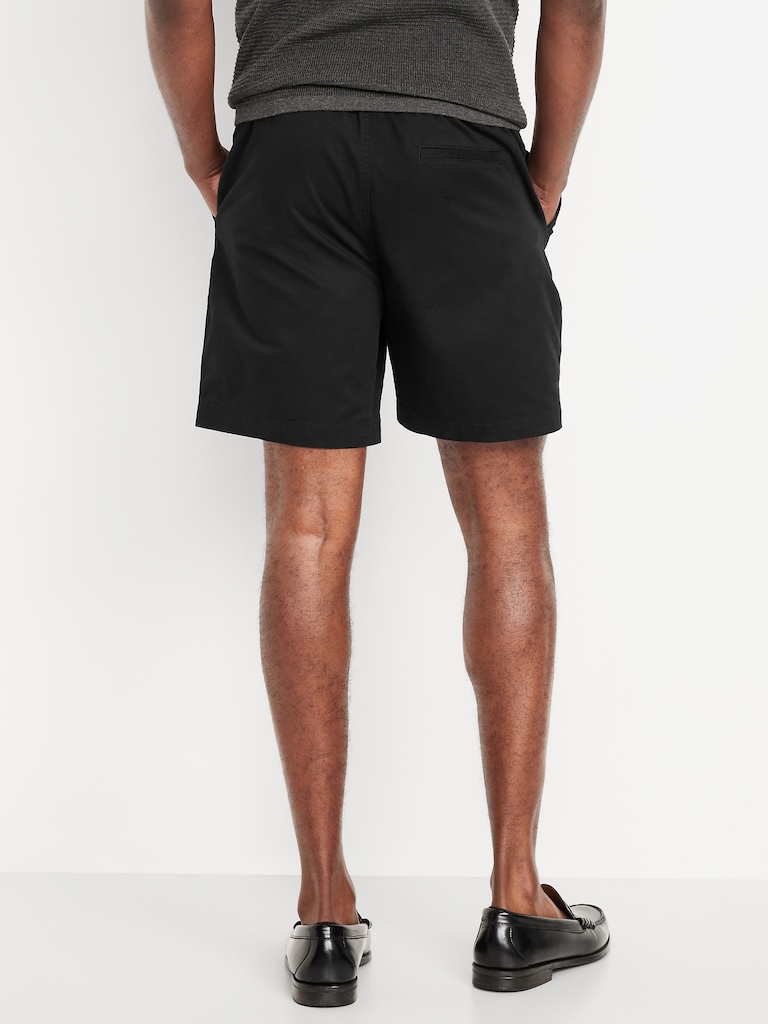 Twill Jogger Shorts -- 7-inch inseam