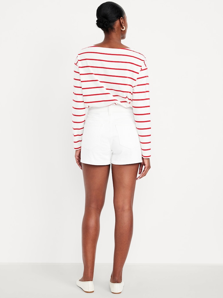 Curvy High-Waisted OG Jean Shorts -- 3-inch inseam