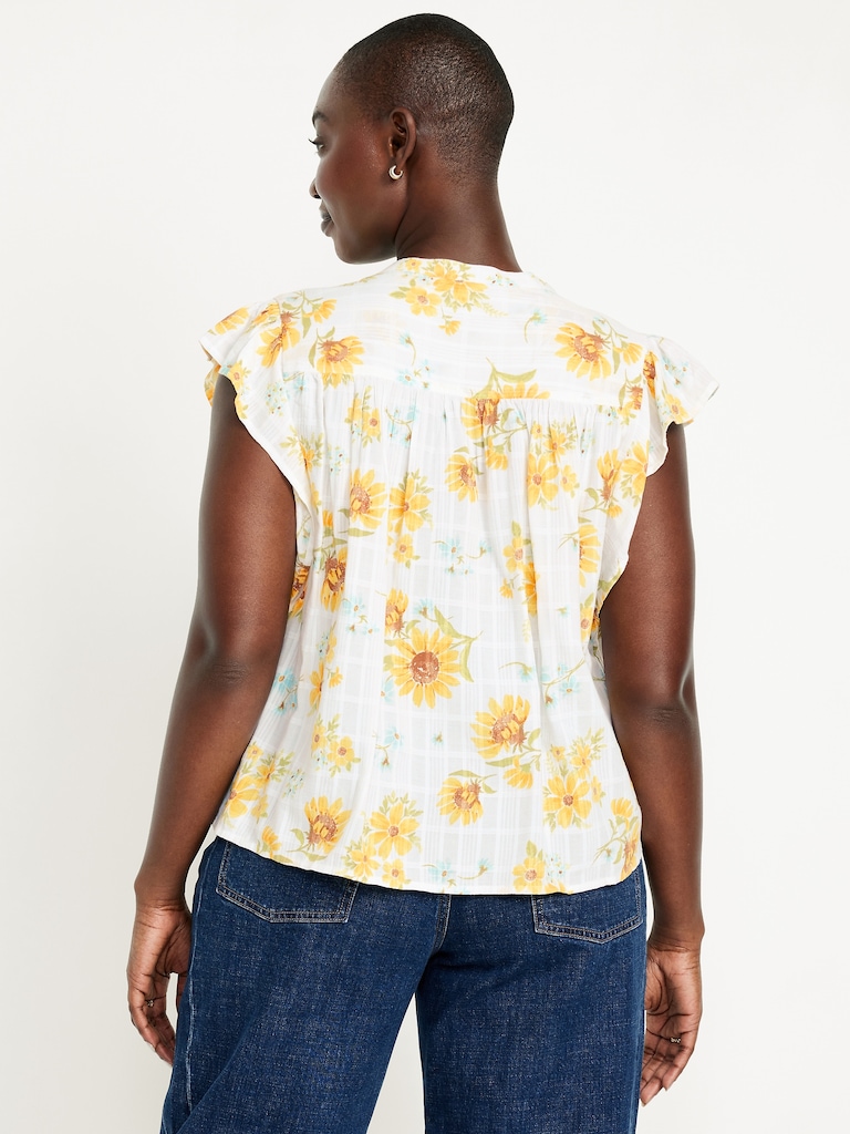 Button-Down Floral Shirt