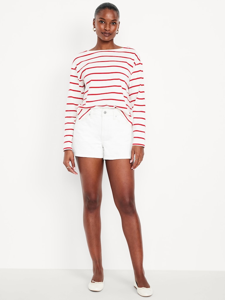 Curvy High-Waisted OG Jean Shorts -- 3-inch inseam