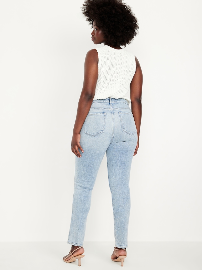 Curvy High-Waisted Vintage Slim Jeans