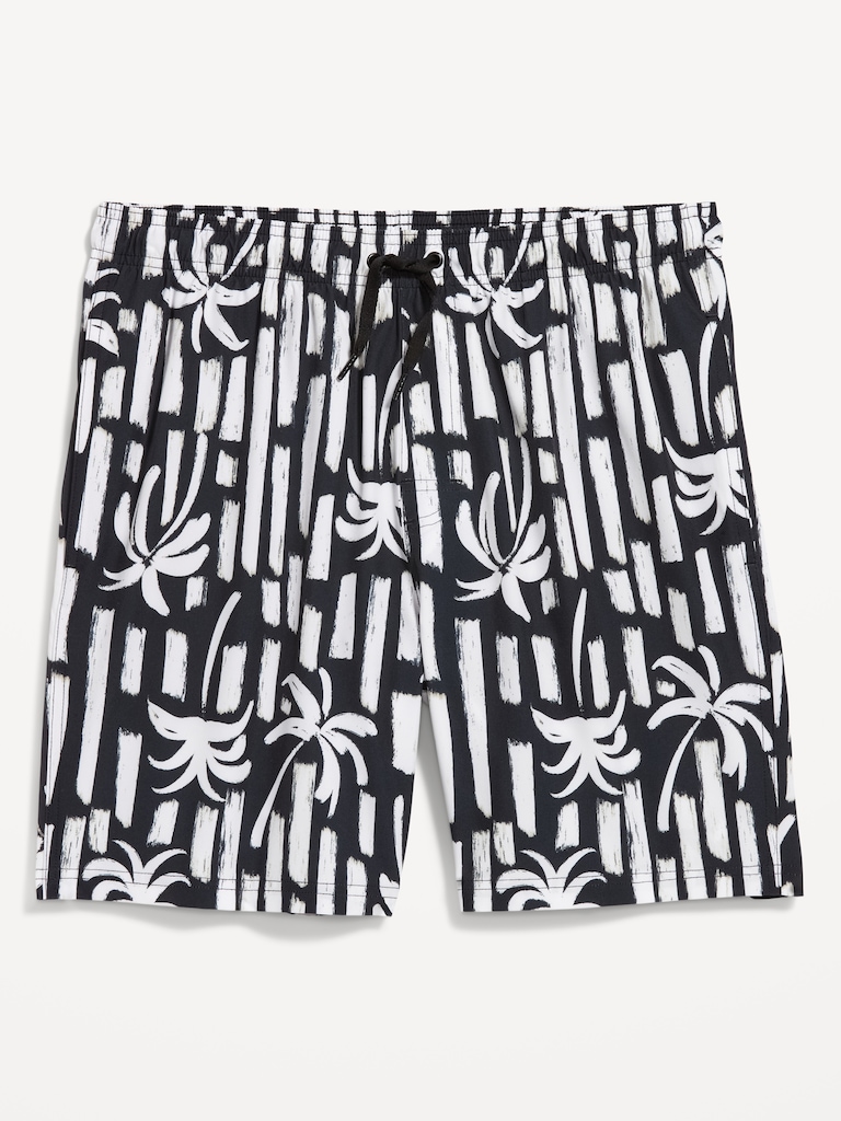 Printed Swim Trunks -- 7-inch inseam