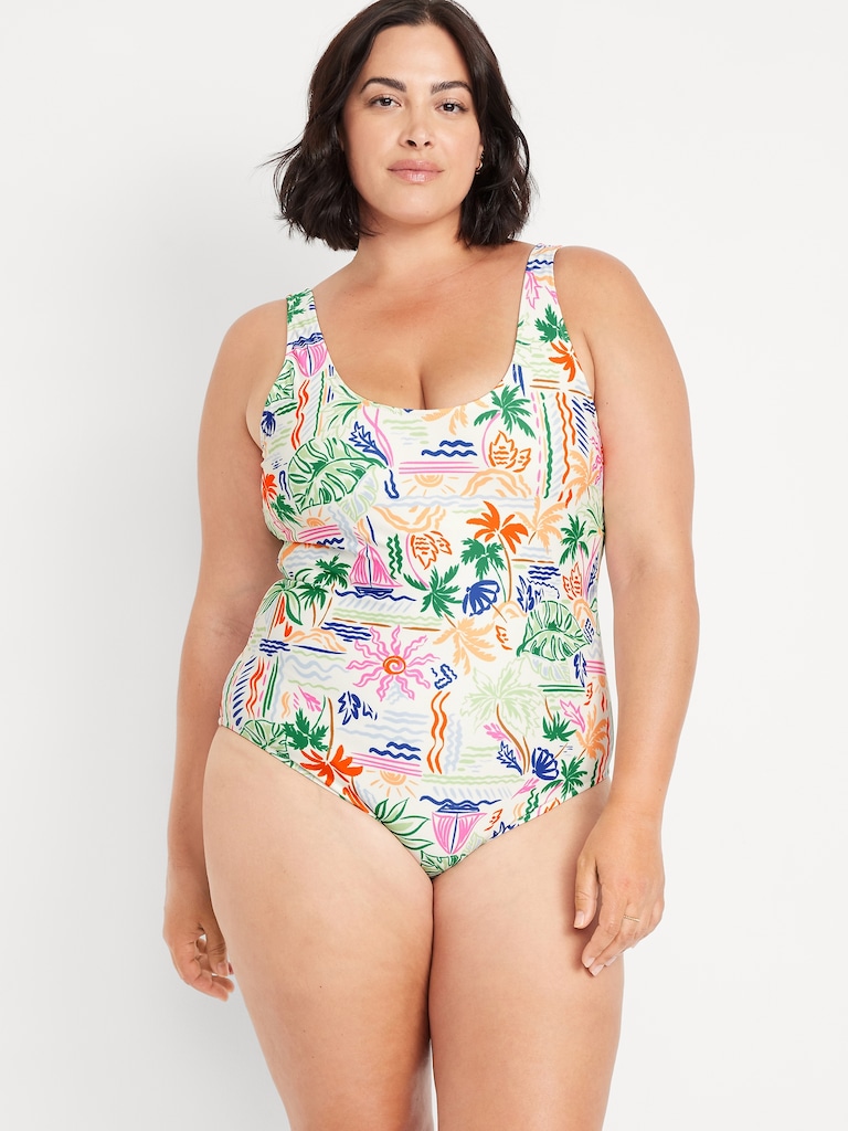 Matte One-Piece Swimsuit