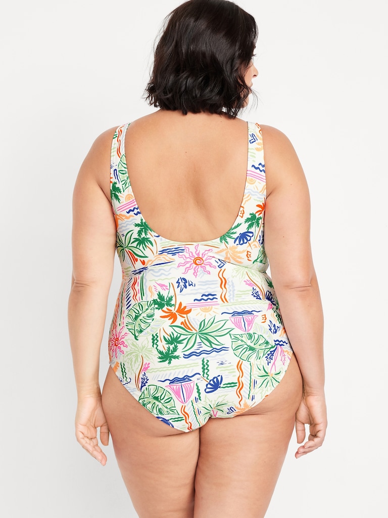 Matte One-Piece Swimsuit