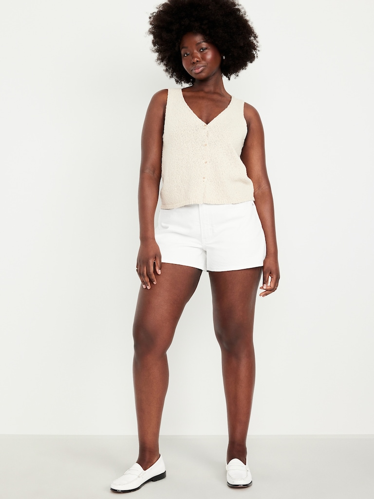 Curvy High-Waisted OG Jean Shorts -- 3-inch inseam