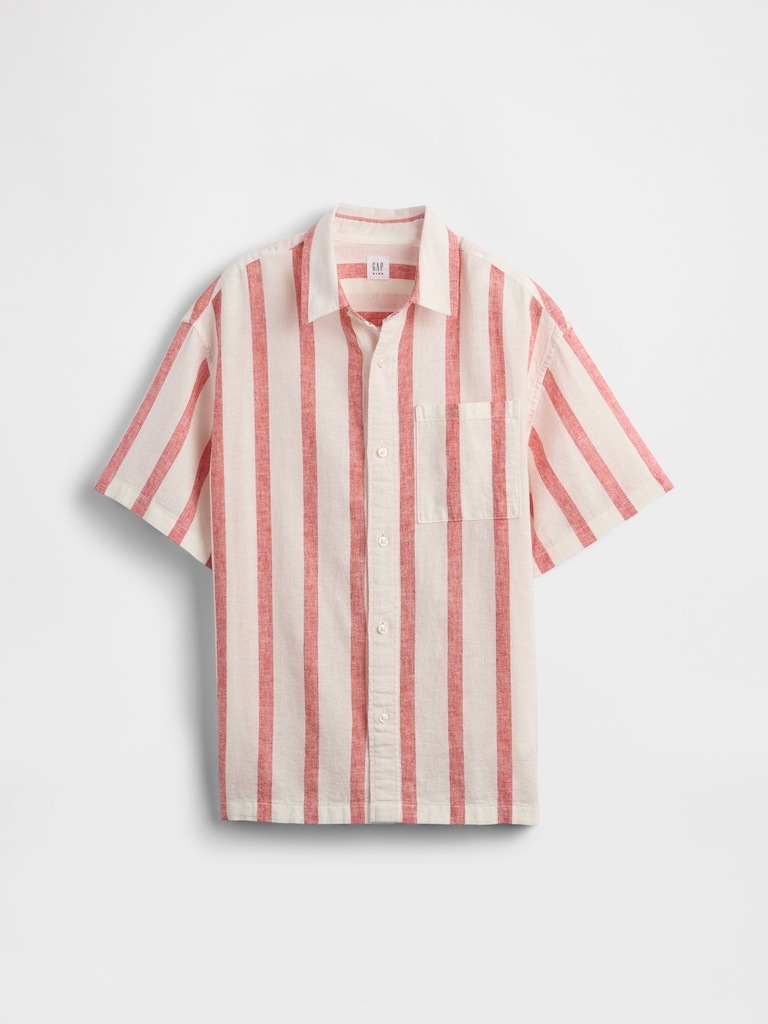 Kids Linen-Cotton Relaxed Shirt