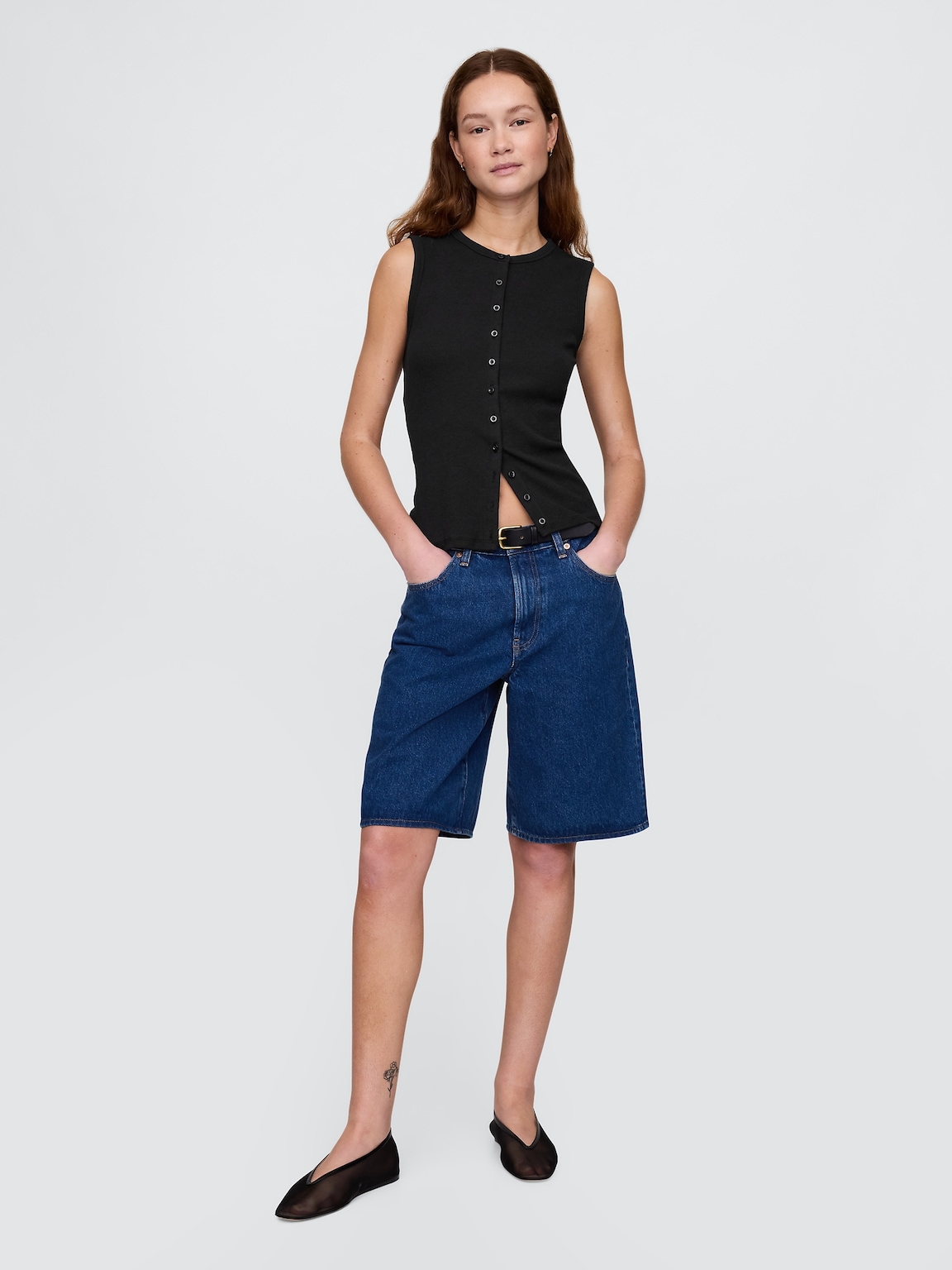 Modern Rib Cardigan Vest