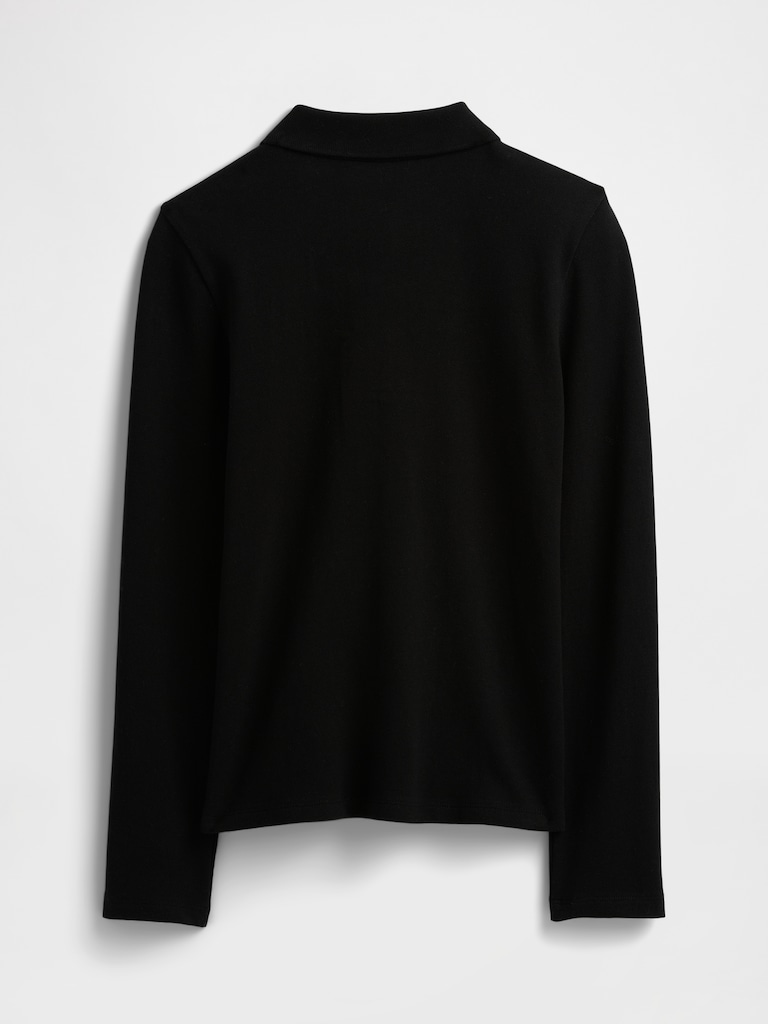 Kids Uniform Stretch Pique Polo Shirt