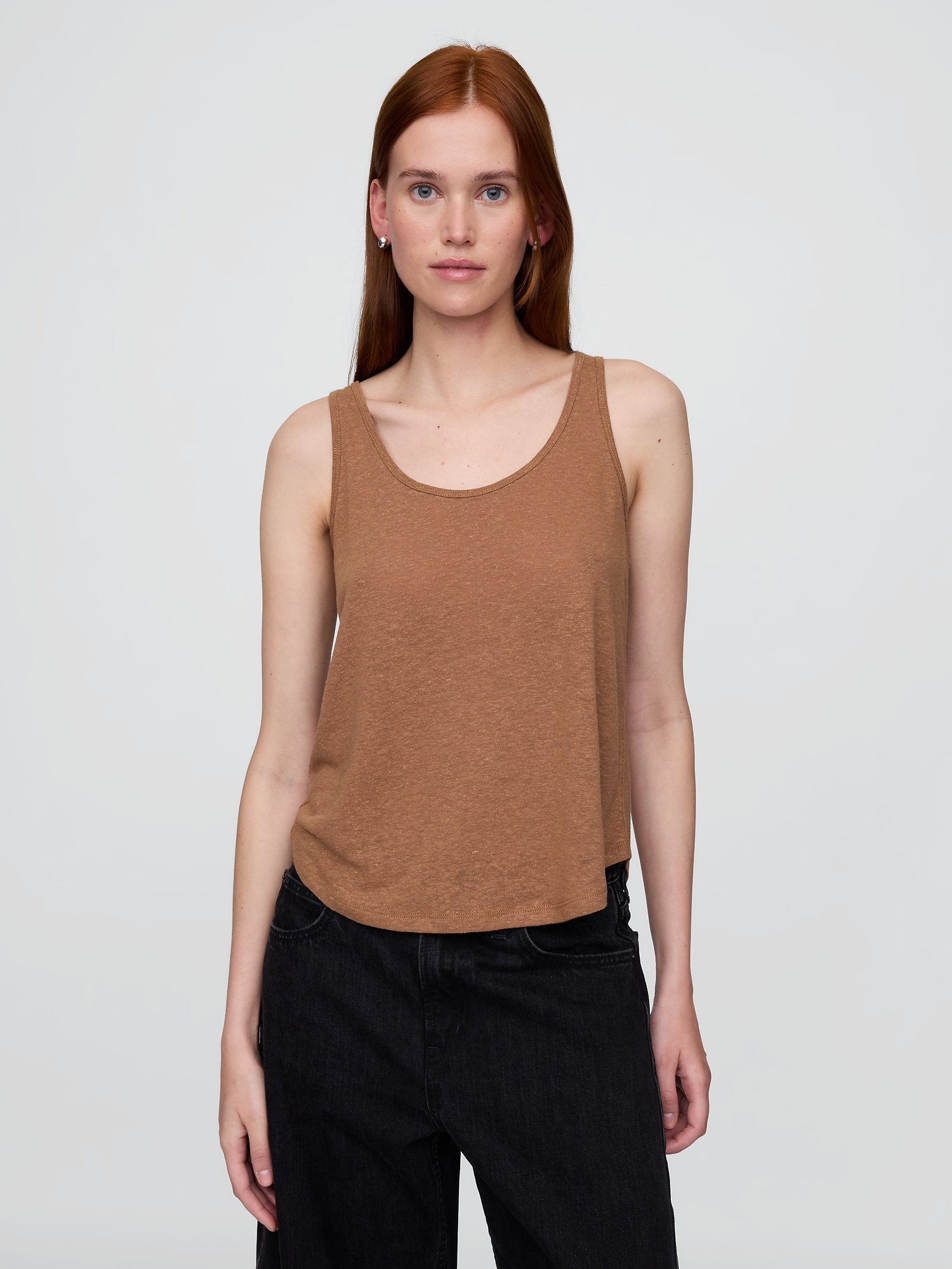 ファブリックミックスタンクトップ コットン レーサー タンクトップ / GB W COTTON RACER TANK VCTR