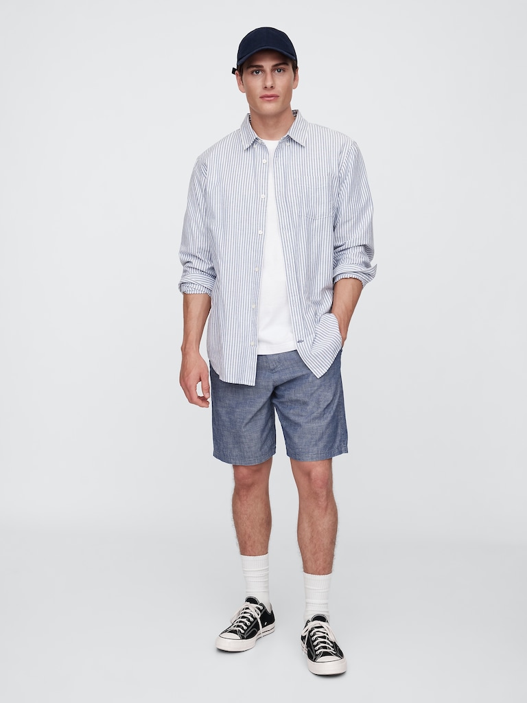 9" Essential Khaki Shorts