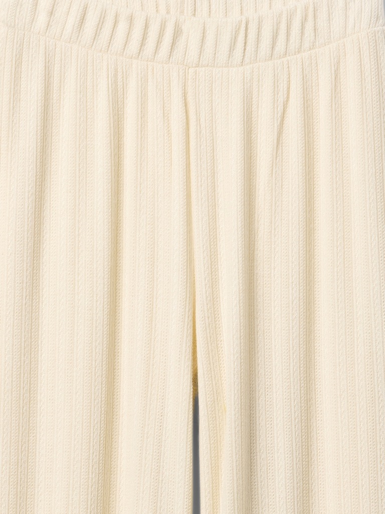 Pointelle Wide-Leg PJ Pants