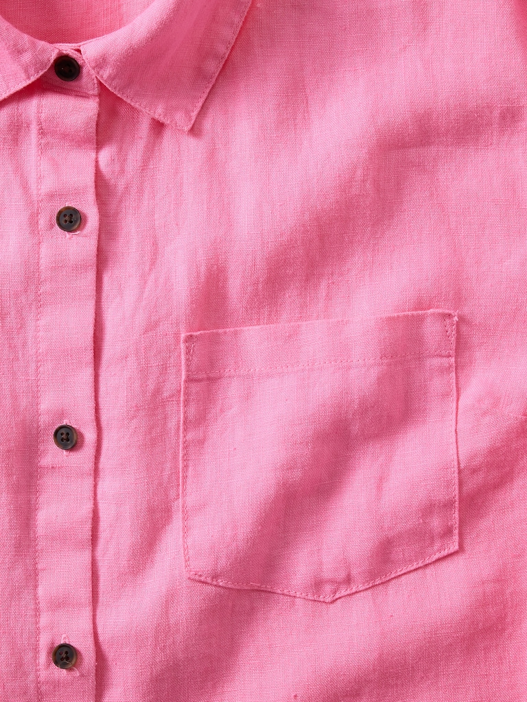 Retreat Linen Short Sleeve Shirt