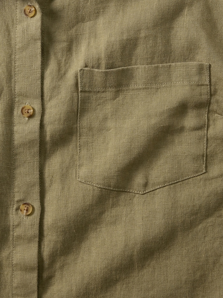 Retreat Linen Short Sleeve Shirt