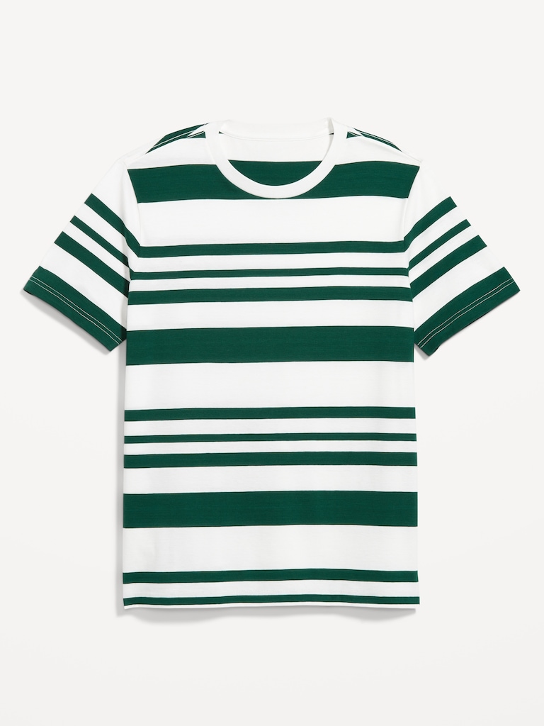 Crew-Neck Striped T-Shirt