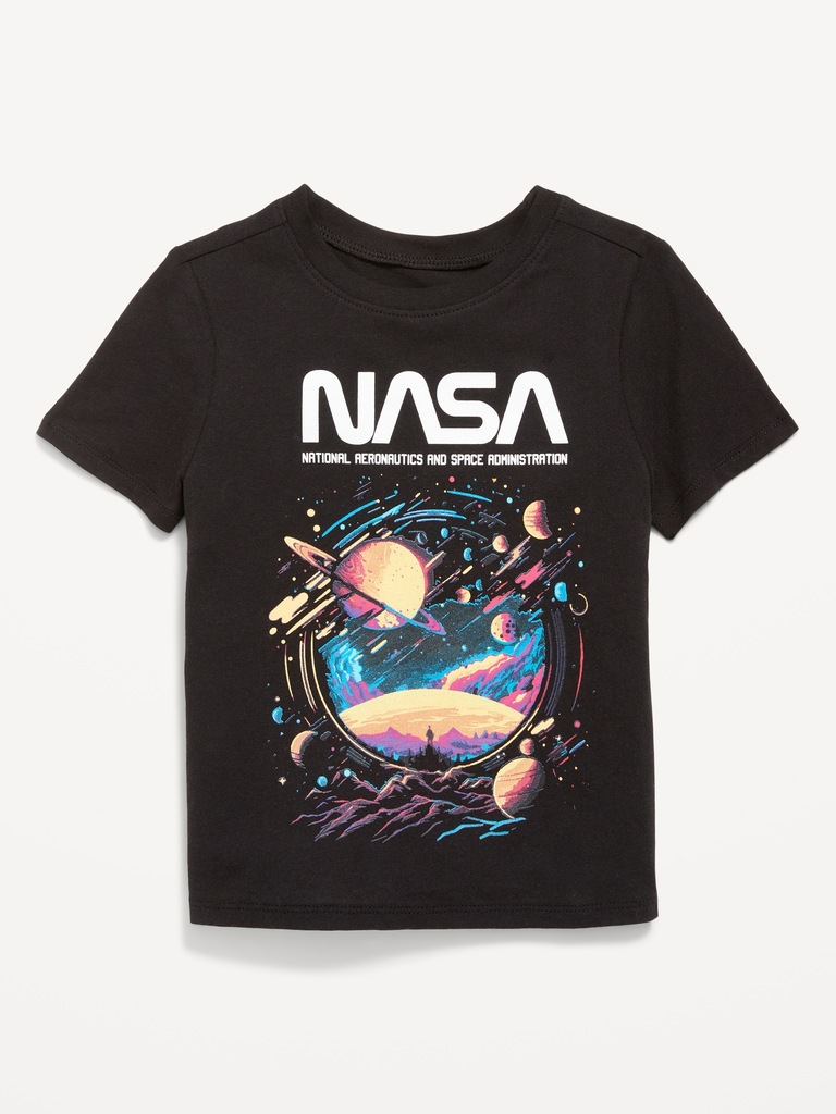 T-shirt à imprimé NASA unisexe pour tout-petit