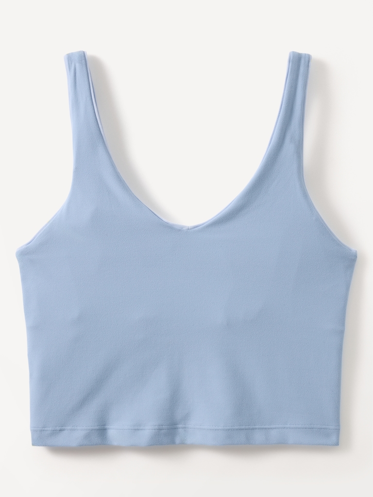 Transcend Tipped V Crop Sports Bra A-C