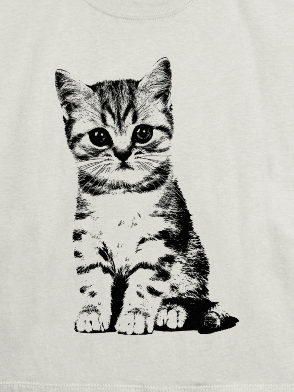 Kids Kitten Pop Art Graphic T-Shirt