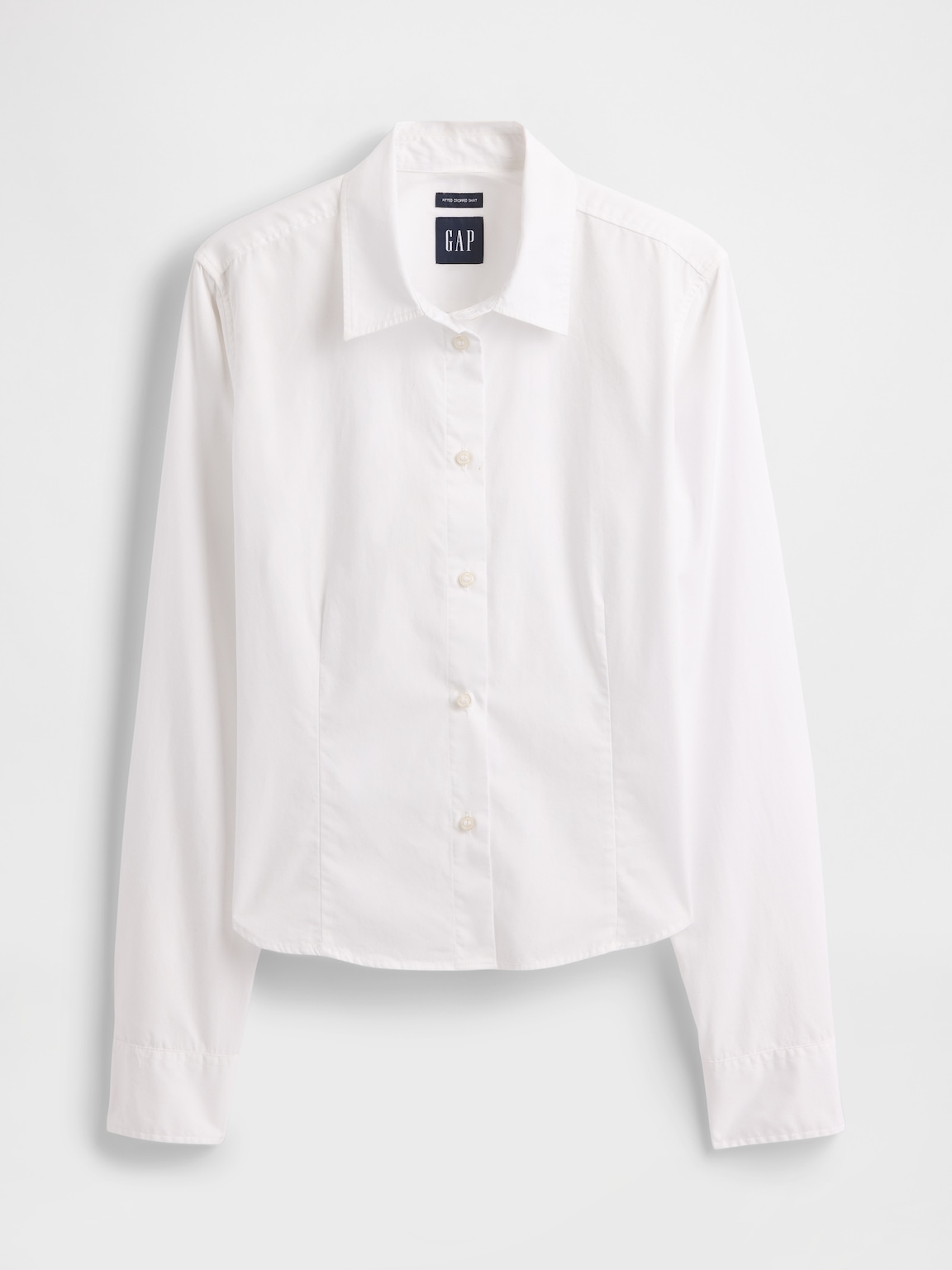 Organic Cotton Fitted Crop Shirt