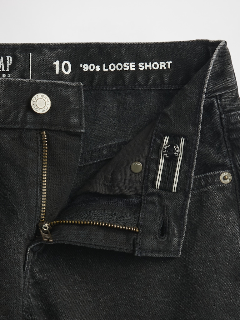 Kids UltraSoft '90s Loose Denim Shorts